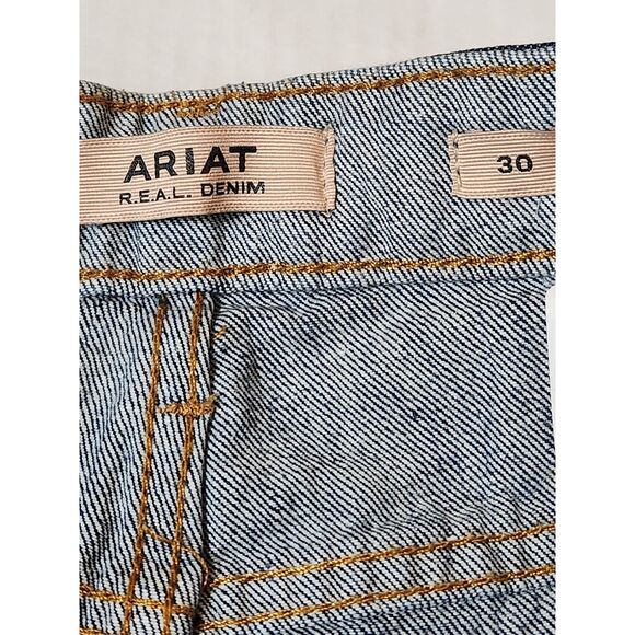 Ariat Ultra High Rise Tomboy Straight Jeans Size 30 Short Raw Hem NWT - Picture 5 of 10